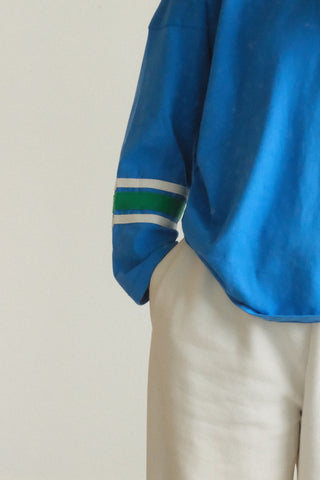 Daydreamer Washed Colbalt Combo Jersey Long Sleeve