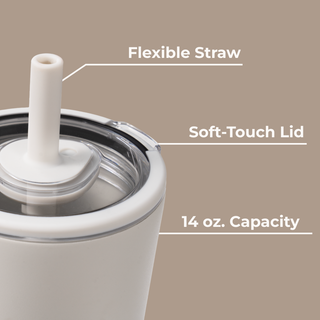 Linen HydroJug 14oz Everyday Tumbler