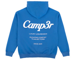 Royal Blue Happy Camp3r Luxury Leisurewear Hoodie