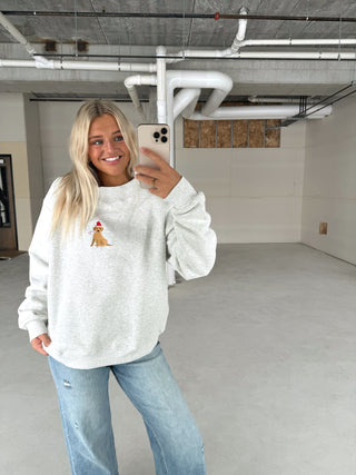 Christmas Dog Mock Neck