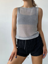 Load image into Gallery viewer, Sleeveless Metallic Knit Top
