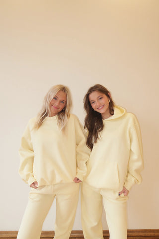 Pale Yellow Staple Oversized Hoodie