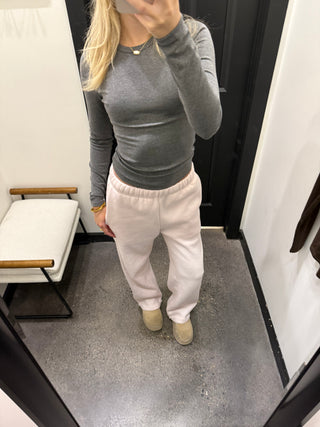 Charcoal Long Sleeve Jersey T-Shirt