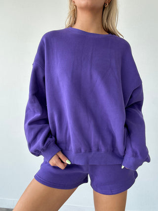 Purple Staple Shorts