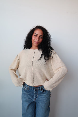 Contrast Stitch Sweater