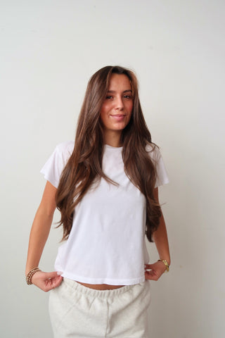 Daydreamer Solid Solo Tee - Bleach White