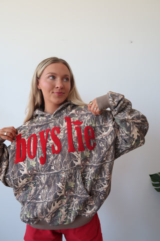 Boys Lie Manhunt Racer Hoodie