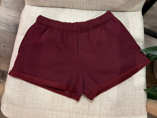 Black Cherry Staple Mid Rise Shorts