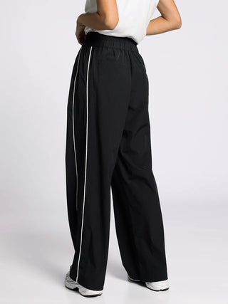 Thread & Supply Black Larissa Wide Leg Sporty Pants