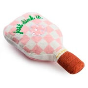 Pink Checker Pickleball Paddle Dog Toy