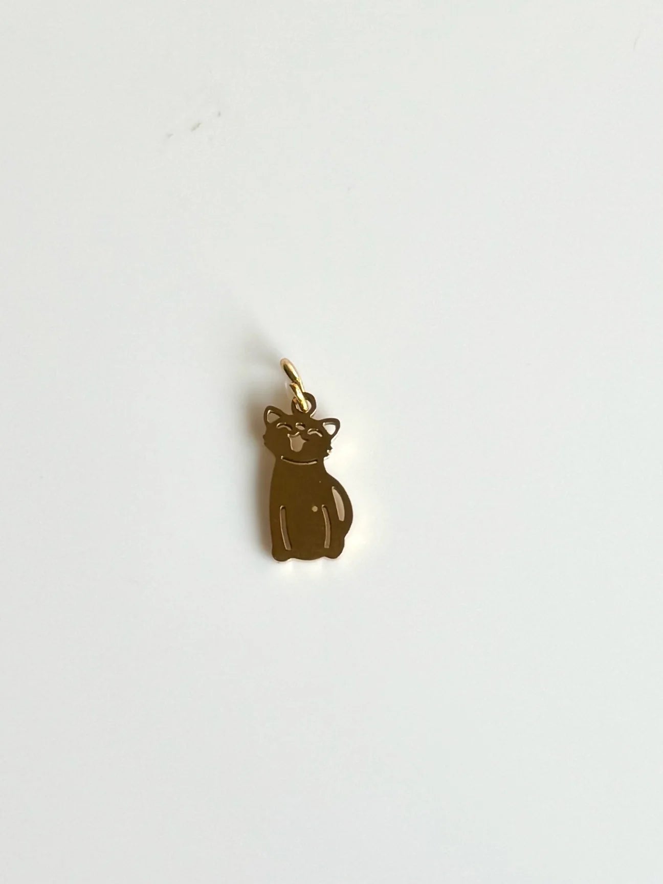 Gold Cat Charm