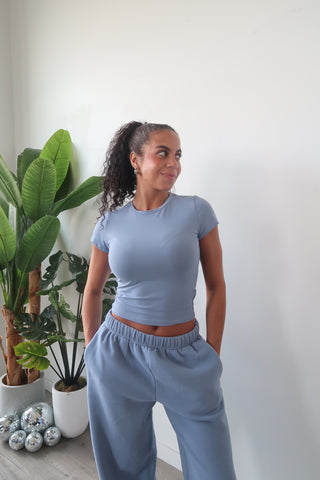 Stone Blue Staple T-Shirt