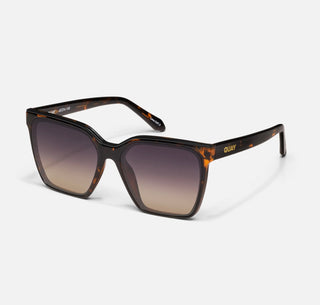 Quay Tortoise Frame/Smoke Taupe Polarized Lens - Level Up