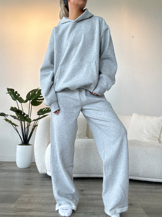 Light Heather Grey Staple Oversized Hoodie