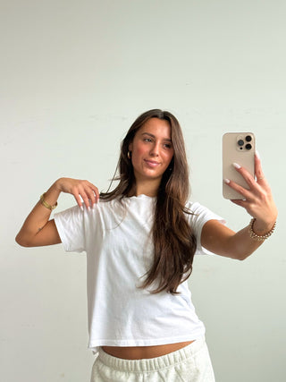 Daydreamer Solid Solo Tee - Bleach White