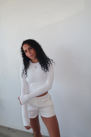 White Silky Smooth Long Sleeve