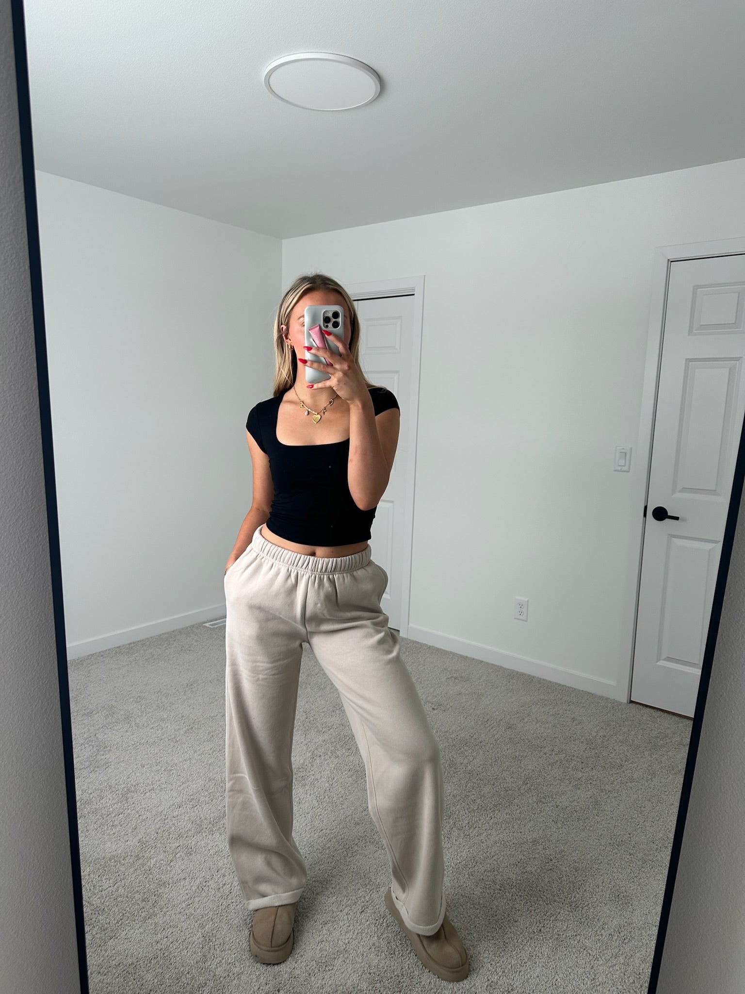 Oat Wide Leg Sweatpants