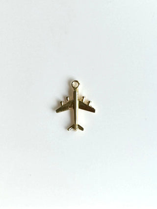 Airplane Charm (Gold & Silver)