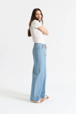 Daze Denim Maddie Mid Rise Wide Leg - Whimsy