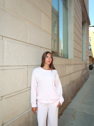 Pink Thermal Crewneck