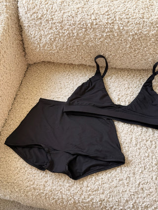 Luxe Lounge Boyshort - Black