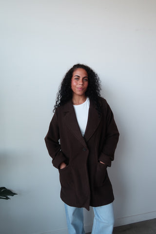 Thread And Supply Chocolate Brown Willa Coat