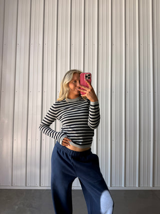 Baby Striped Long Sleeve Sweater