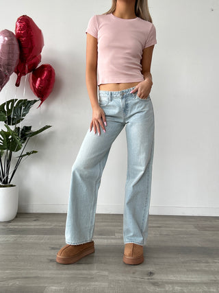 JBD Light Wash Low Rise Jeans