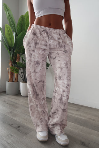 Light Camo Staple Wide Leg Sweatpants