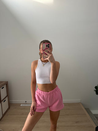 Pink Staple Shorts