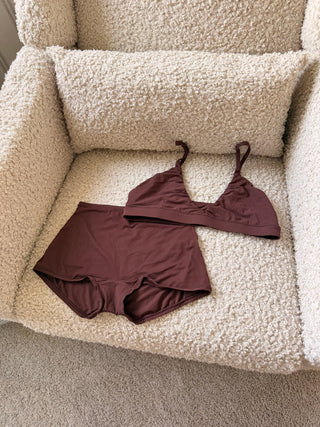 Luxe Lounge Boyshort - Chocolate
