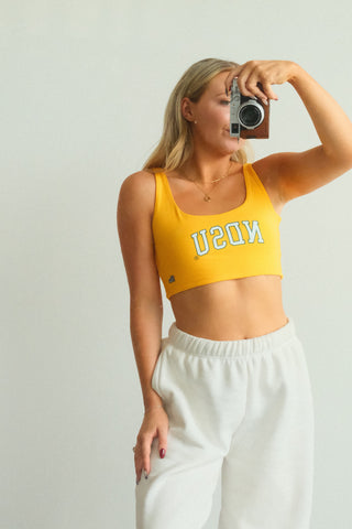 NDSU Scoop Neck Crop Top