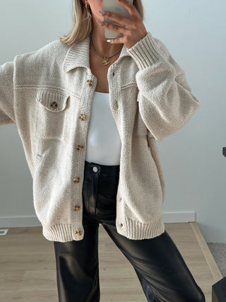 Oat Knit Cardigan