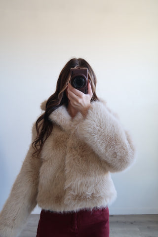 Tan Fur Short Coat