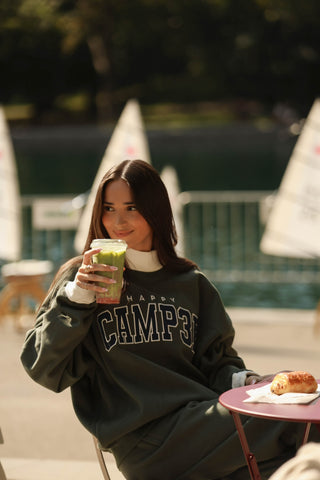 Happy Camp3r Edition Mockneck Sweatshirt - Olive