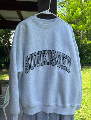 “Sunkissed” Seer Sucker Crewneck