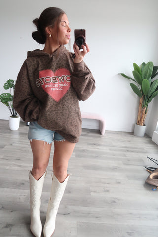 Leopard Heart “Cowboys Make Better Lovers” Hoodie