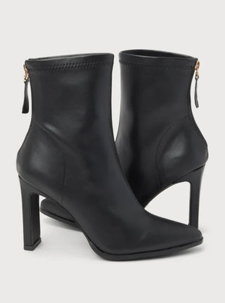 Billini Janelle Black Pointed-Toe Mid-Calf Boots