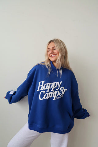 *Drift Exclusive* Happy Camp3r Royal Blue Puff Series Mockneck