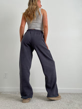 Load image into Gallery viewer, Long Steel Grey Staple Wide Leg Sweatpants
