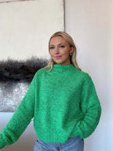 Load image into Gallery viewer, High Neck Boucle Textured Sweater
