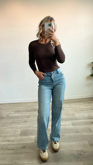 Hidden Logan Vintage Wash Stretch Mid-Rise Dad Jeans