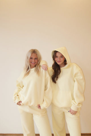 Pale Yellow Staple Oversized Hoodie