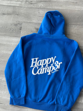 Happy Camp3r Royal Blue Puff Series Hoodie