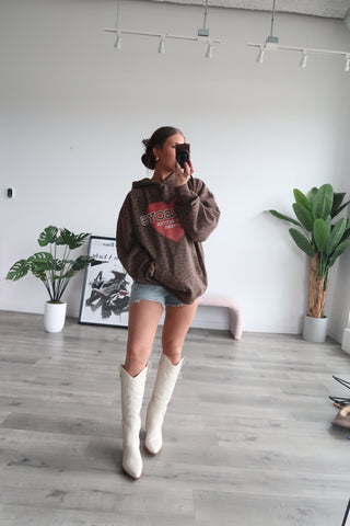Leopard Heart “Cowboys Make Better Lovers” Hoodie
