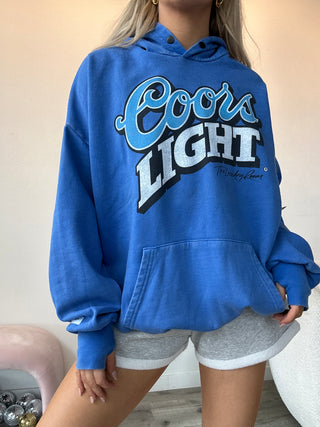 Coors Light Racing Hideout Hoodie - Vintage Blue