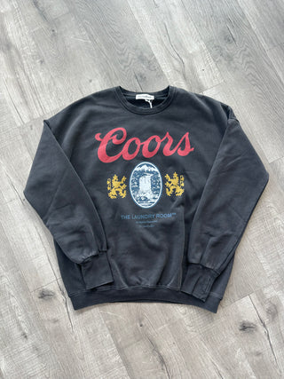 Black Coors Crewneck