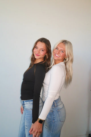 Ivory Long Sleeve Jersey T-Shirt