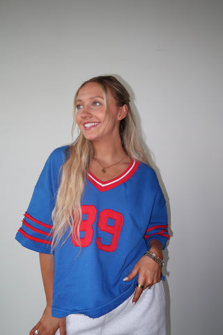 Blue & Red Jersey Shirt