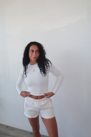 White Silky Smooth Long Sleeve